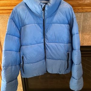 GREAT BUY winter special: bright blue puffy jacket- 2x but fits like XL